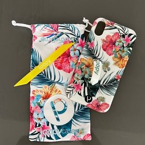 iPhone XR Tropical Hibiscus Loopy w/extra loop